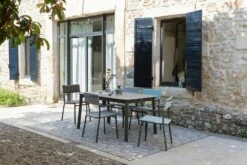 Lafuma Oron Tisch Laminat, L 100x190-250 Cm, Ciment / Titan -Hay || Brafab || FIAM Verkaufsgeschäft lafuma oron 150x100 cm table ciment sable 25