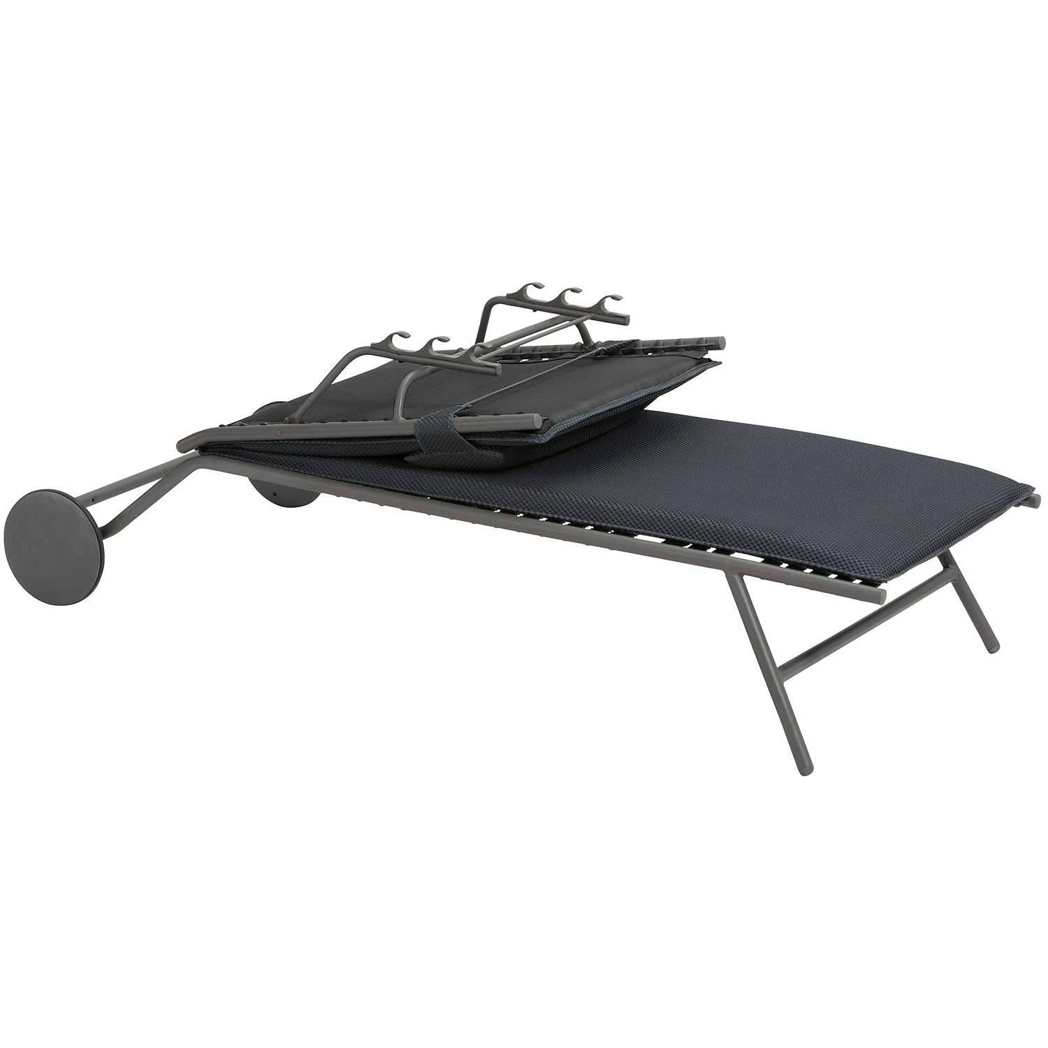 Lafuma Miami II BeComfort® Sonnenliege, Dunkelgrau 4 Lafuma Miami II BeComfort® Sonnenliege, Dunkelgrau – Bild 2