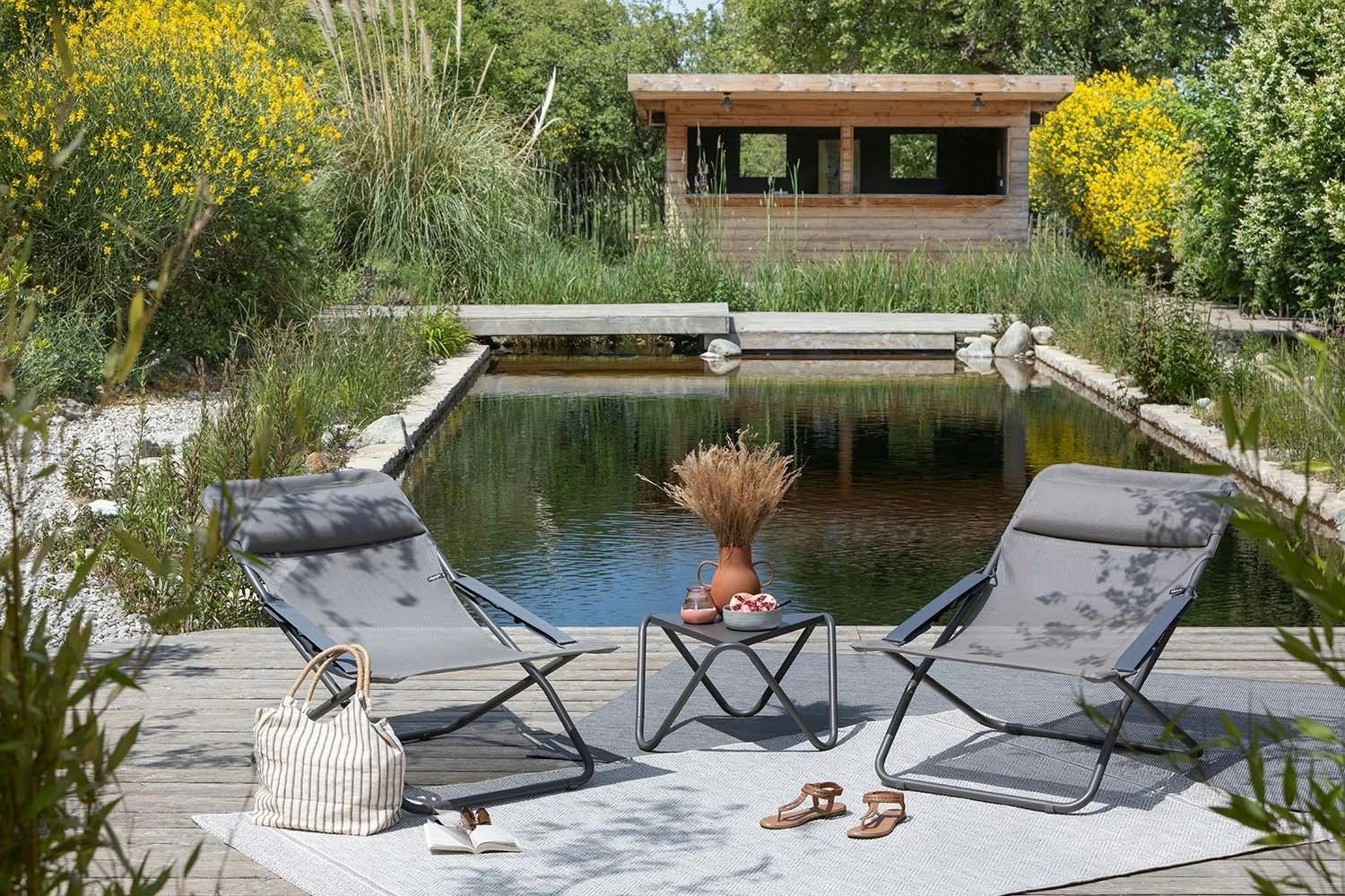 Lafuma Transabed Batyline® Iso Liegestuhl, Obsidian 6 Lafuma Transabed Batyline® Iso Liegestuhl, Obsidian – Bild 4