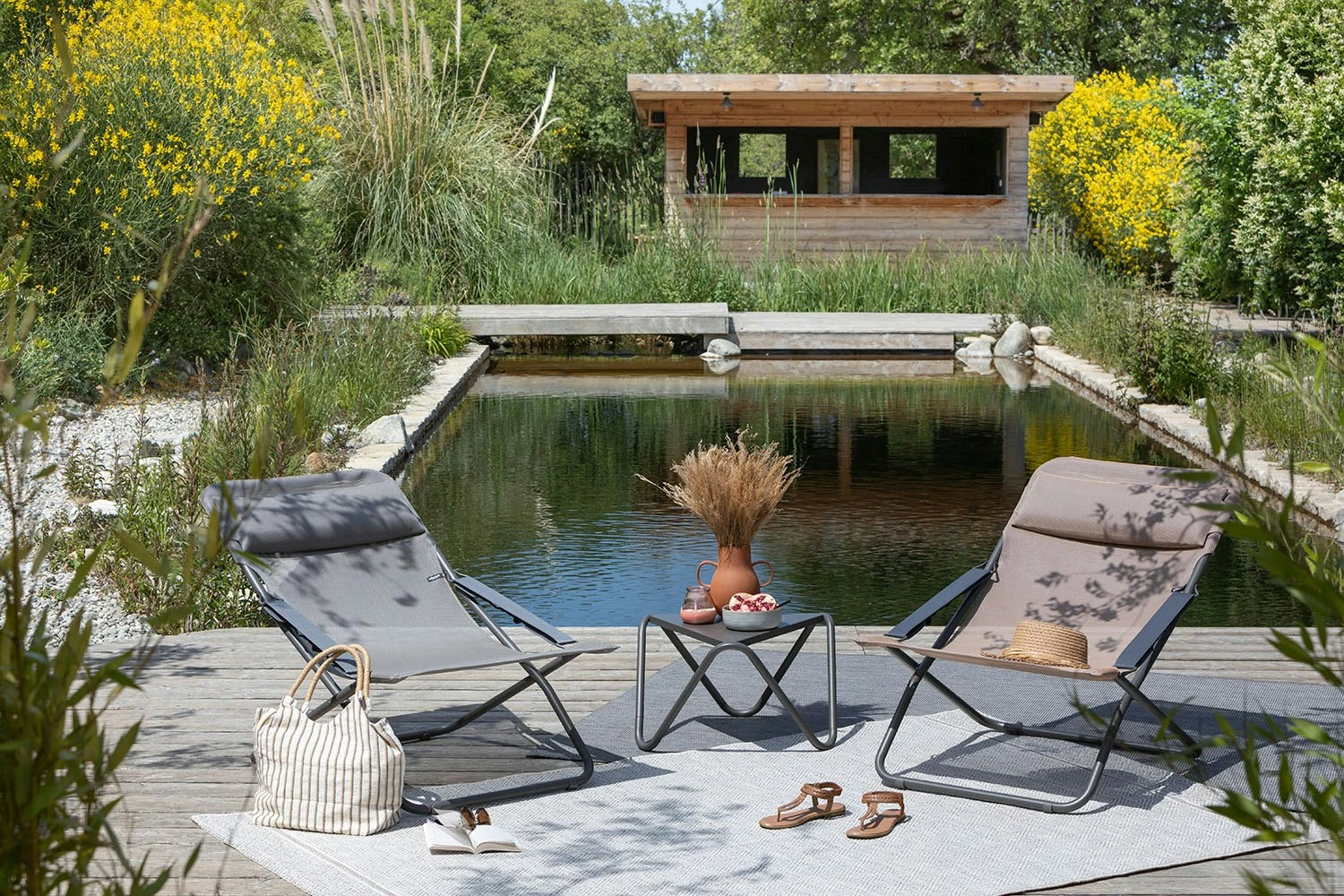 Lafuma Transabed Batyline® Iso Liegestuhl, Obsidian 7 Lafuma Transabed Batyline® Iso Liegestuhl, Obsidian – Bild 5