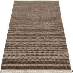 Mono Teppich Dark Brown/ Dark Linen, 85x160 Cm