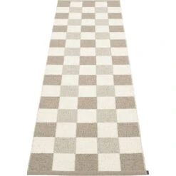 Pix Rug Dark Linen / Vanilla / Linen, 70x240 Cm