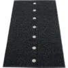 Peg Rug 70x140 Cm, Black/Lin -Hay || Brafab || FIAM Verkaufsgeschäft pappelina point rug black lin 3
