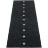 Peg Rug 70x200 Cm, Black/Lin