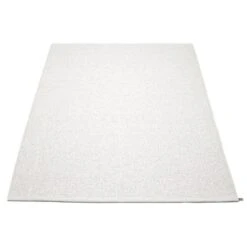 Svea Matte 180x260 Cm, Metallic White/White