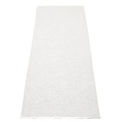 Svea Matte 70x90 Cm, Metallic White/White