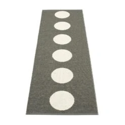 Vera Matte 70x225 Cm, Charcoal/Vanilla