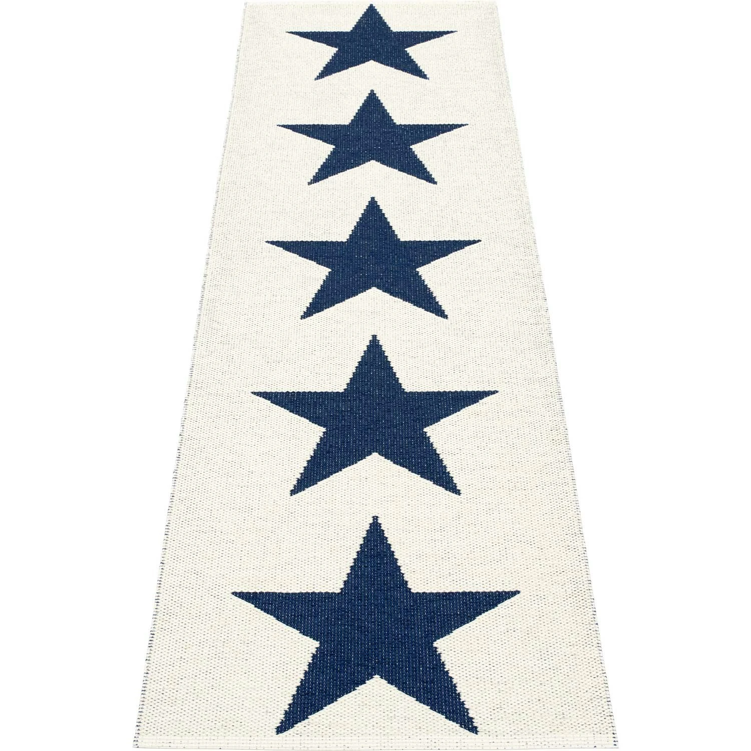 Viggo One Teppich Dark Blue/ Vanilla, 70x250 Cm 4 Viggo One Teppich Dark Blue/ Vanilla, 70x250 Cm – Bild 2