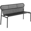 Week-End Gartenbank 121 Cm, Schwarz -Hay || Brafab || FIAM Verkaufsgeschäft petite friture week end bench 3