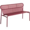 Week-End Gartenbank 121 Cm, Burgunderrot 1 Week-End Gartenbank 121 Cm, Burgunderrot -Hay || Brafab || FIAM Verkaufsgeschäft petite friture week end bench 5