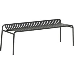 Week-End Gartenbank 156 Cm, Schwarz -Hay || Brafab || FIAM Verkaufsgeschäft petite friture week end bench w o back black 1