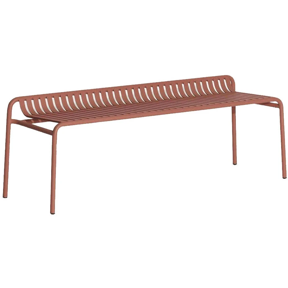 Week-End Bank Ohne Rückenlehne, Terracotta 3 Week-End Bank Ohne Rückenlehne, Terracotta