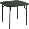 Week-End Esstisch 85x85 Cm, Glasgrün -Hay || Brafab || FIAM Verkaufsgeschäft petite friture week end dining table square black 8