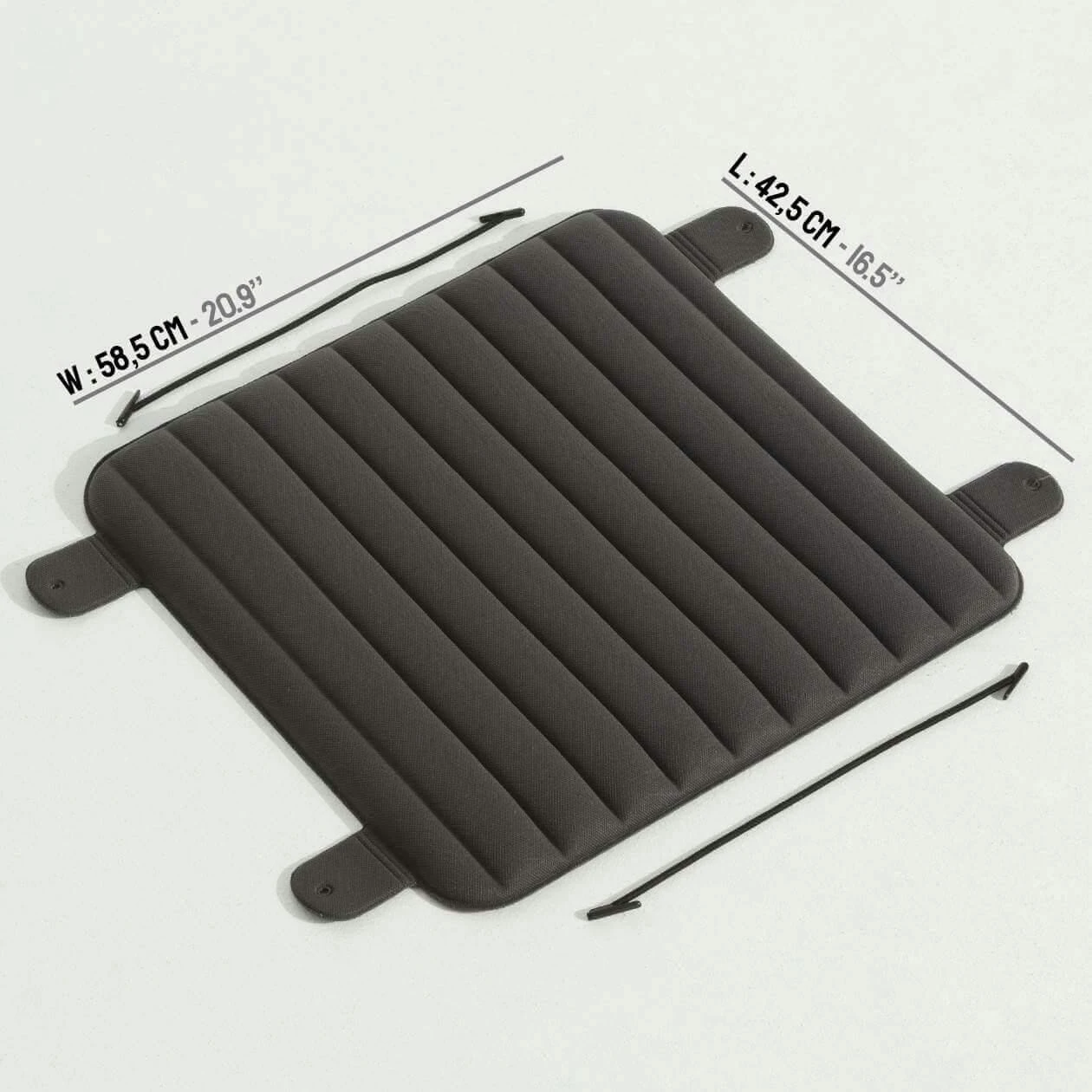 Week-end Kissen L, Anthrazit 4 Week-end Kissen L, Anthrazit – Bild 2