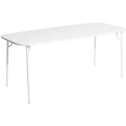 Week-End Esstisch Mittelgroß, 85x180 Cm, Weiß