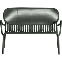 Hay || Brafab || FIAM Verkaufsgeschäft 12 Week-End Gartensofa 2-Sitzer, Glasgrün