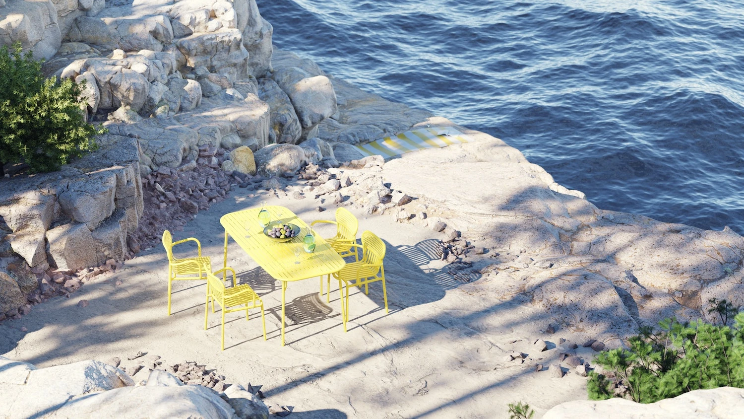 Week-End Stuhl, Gelb 5 Week-End Stuhl, Gelb – Bild 3